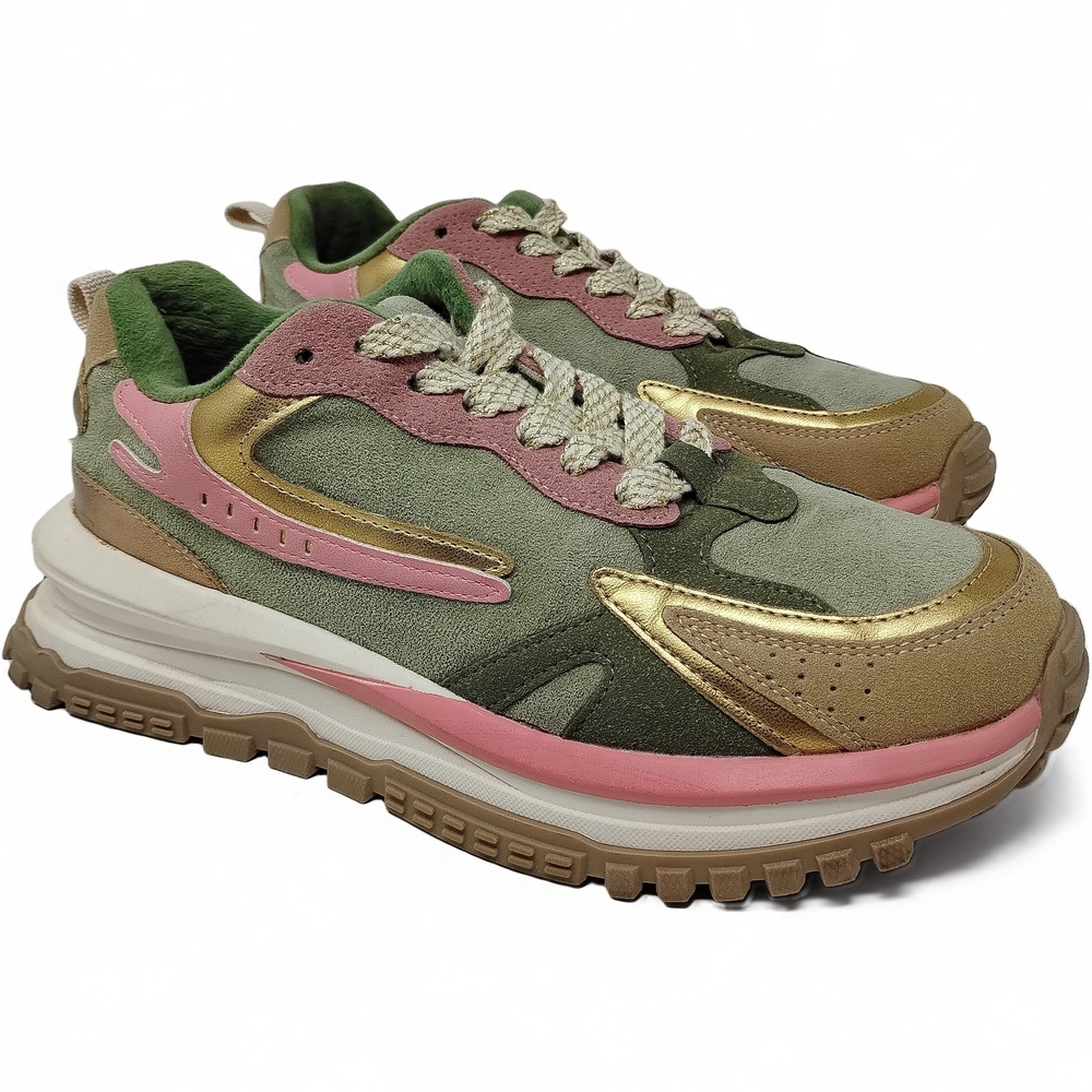 Blowfish Malibu Women Size 7.5 Suede Sneakers Streetwear Athleisure Runners